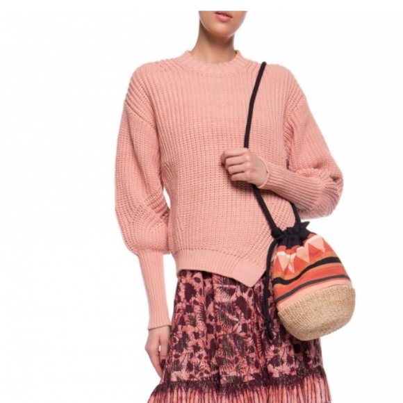 Ulla Johnson Pink Cosima Sweater